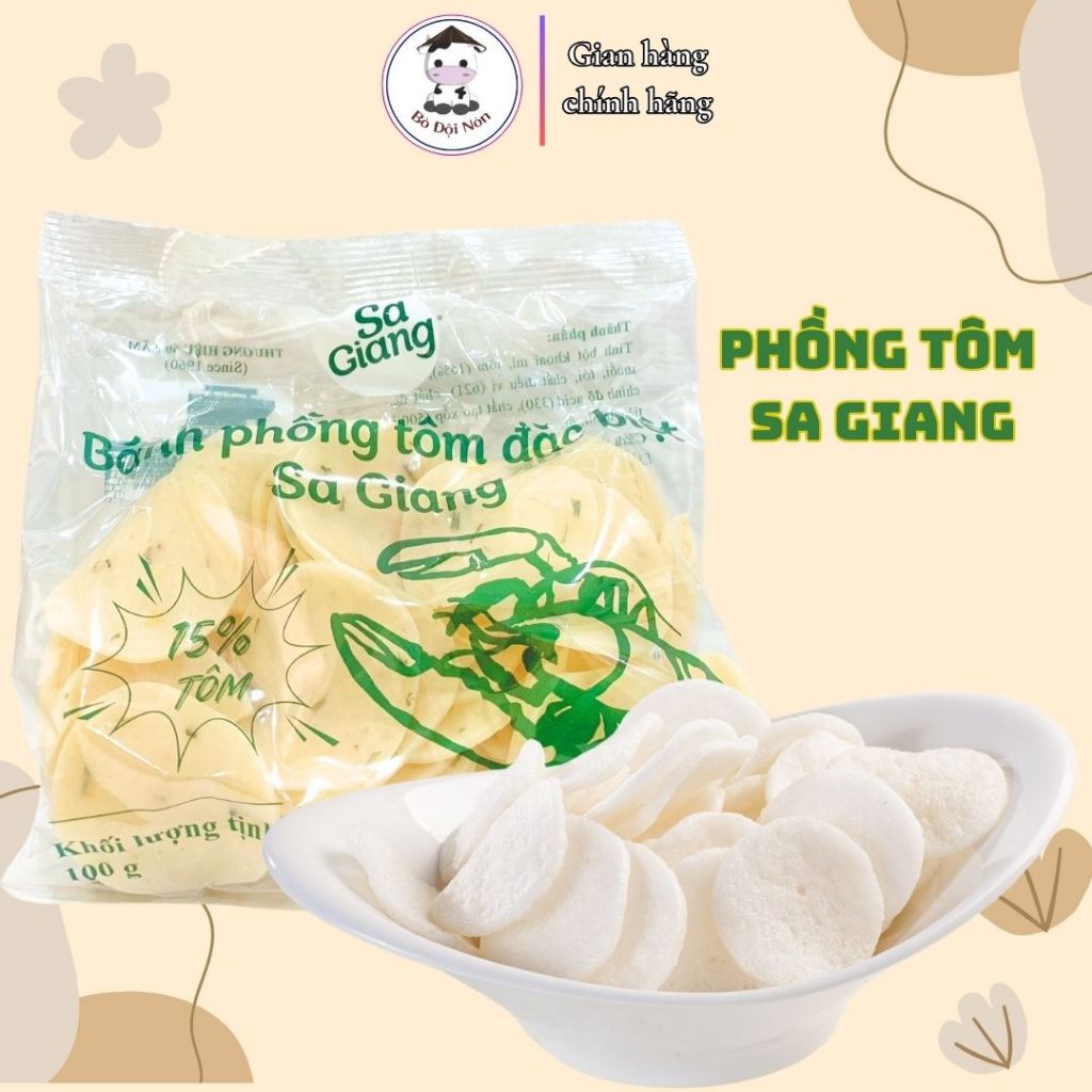 Bánh Phồng Tôm Đặc Biệt Sa Giang( 100GR)