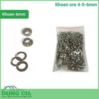 Túi 500 Khoen ore bạc có long đen
