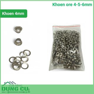 Túi 500 Khoen ore bạc có long đen