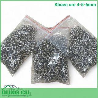 Túi 500 Khoen ore bạc có long đen