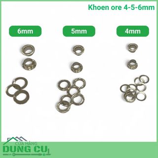 Túi 500 Khoen ore bạc có long đen