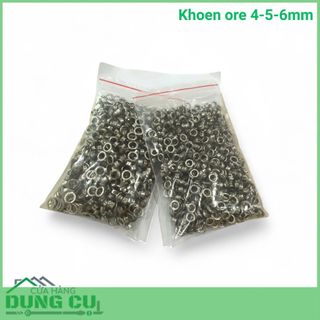 Túi 500 Khoen ore bạc có long đen