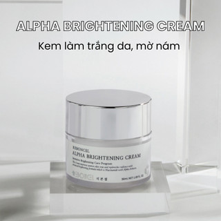 Kem dưỡng làm trắng da, mờ nám tích cực Reboncel Alpha Brightening Cream - 50ml