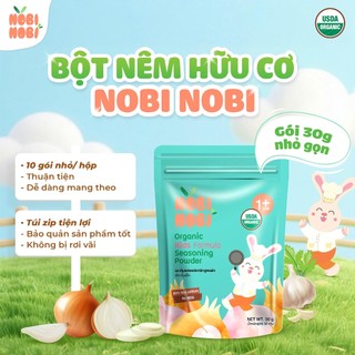 Bột nêm hữu cơ cho bé Nobi Nobi (Từ 12 tháng tuổi)