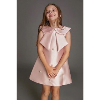  Đầm Công Chúa Bé Gái Dáng Xòe Cao Cấp  Kèm Nơ Lớn Sang Trọng Thiết Kế Tiểu Thư Dự Tiệc CHO MẸ VÀ BÉ GÁI 15-55KG 