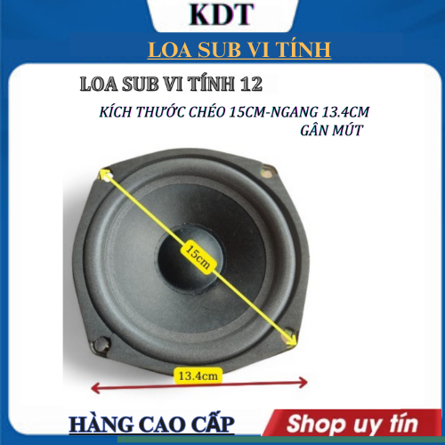 Một củ loa bass 12 vi tính công suất 90w cực chất - giá 1 chiếc