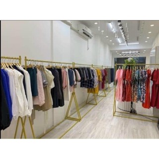 Kệ Treo Quần Áo YU- Khung Sắt Sơn Tĩnh Điện, Phù Hợp Shop & Gia Đình