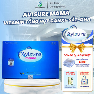  Vitamin Tổng Hợp Cho Bà Bầu Avisure Mama - Bổ Sung Sắt DHA Axit Folic - Mẹ Khỏe Bé Phát Triển 