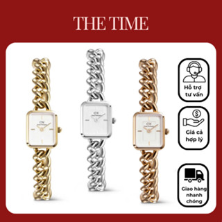 (Tặng vòng tay) Đồng hồ DW. nữ - Đồng hồ đeo tay nữ mặt nhỏ Daniel Wellington Jolie Chain