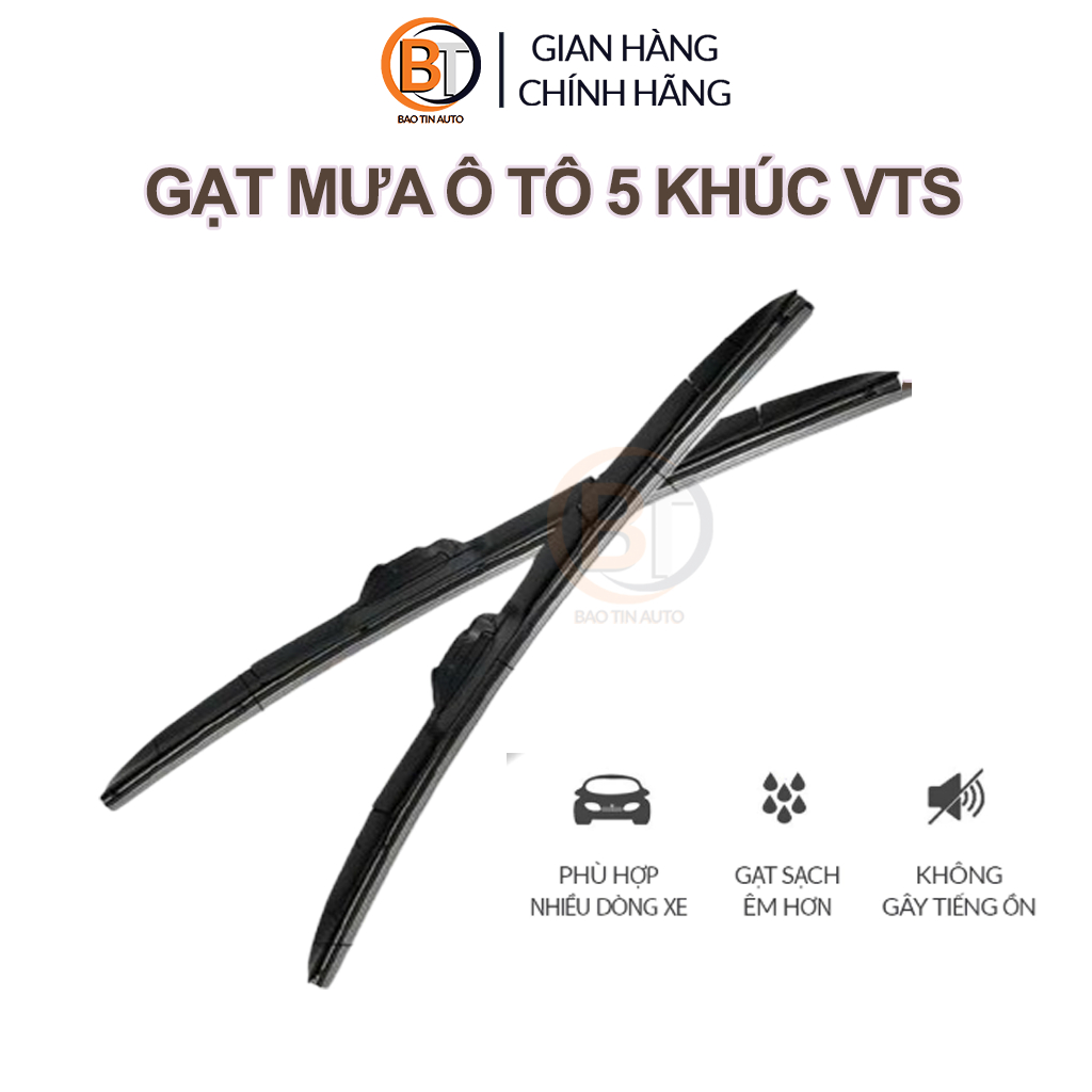 Gạt mưa ô tô 5 khúc chính hãng VTS
