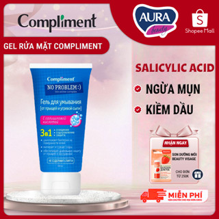 Gel Rửa Mặt Compliment Salicylic Acid 3in1 200ml Giúp Làm Sạch Sâu Dành Cho Mọi Loại Da