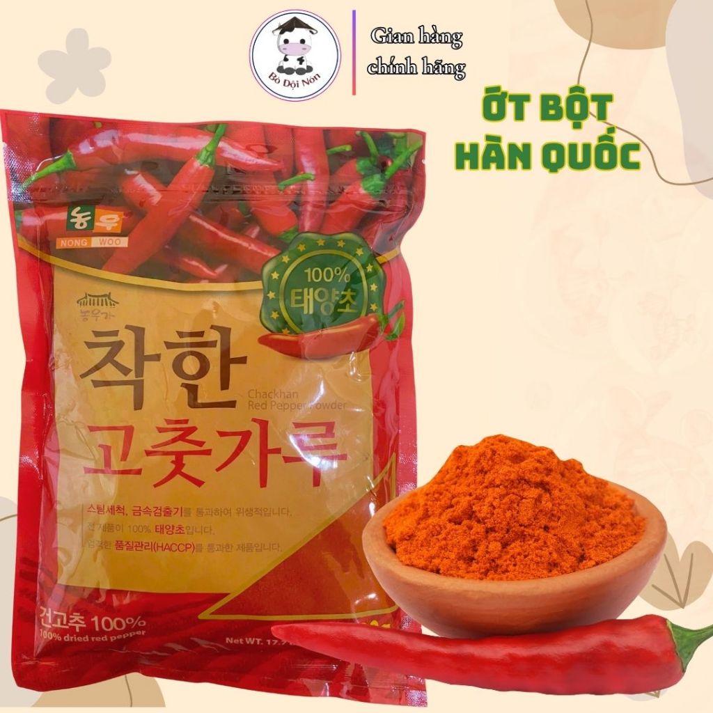 ỚT BỘT LÀM KIM CHI HÀN QUỐC (500gr)