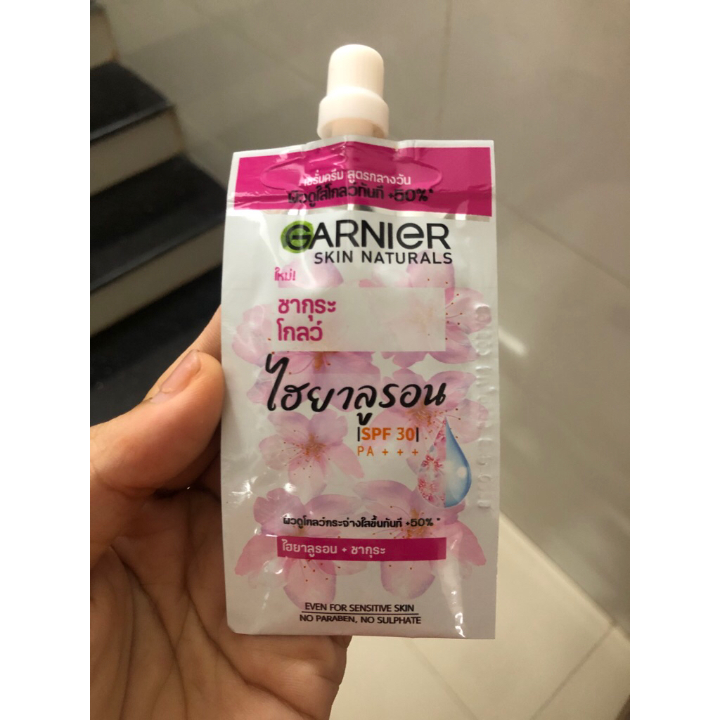 6 gói dưỡng da Ganier Thái lan mỗi gói 7ml không kèm vỏ hộp