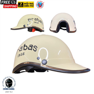 Mũ Bảo Hiểm Lưỡi Trai Brabas Dành Riêng Cho Nữ, Đạt Chuẩn Xốp Dầy Dặn, Vòng Đầu 52-57