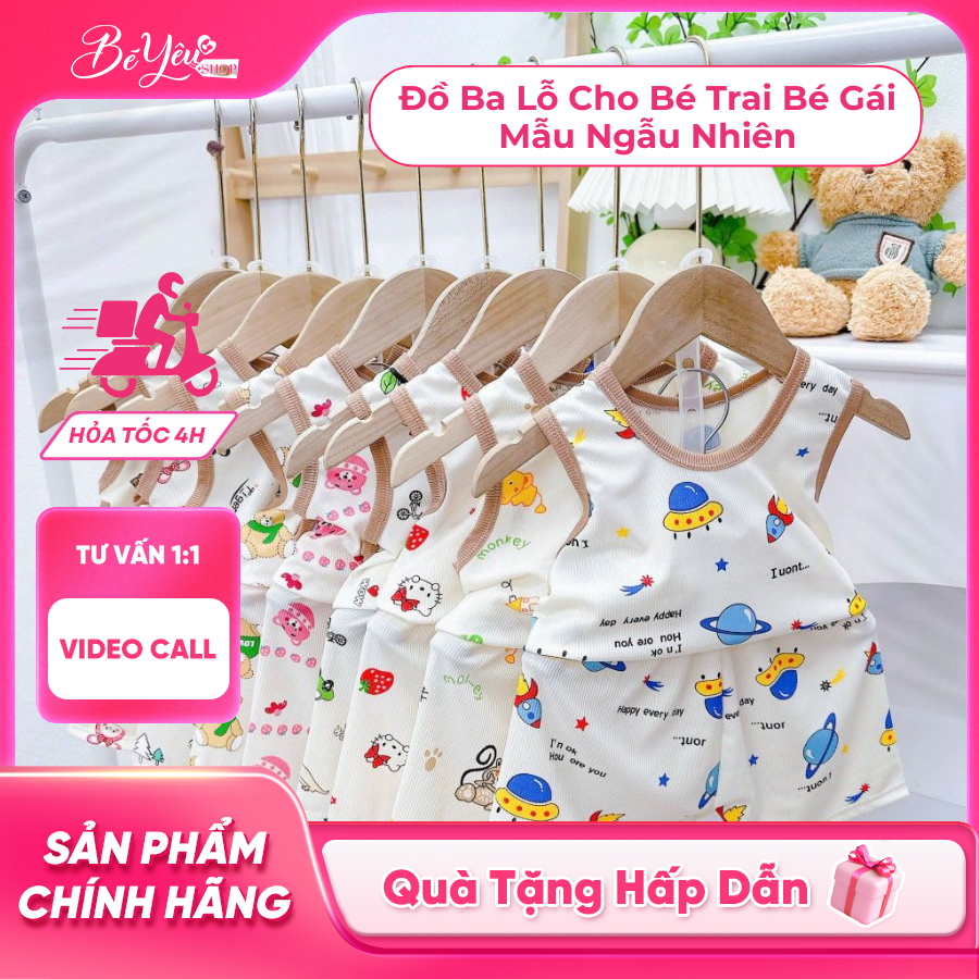 Đồ Ba Lỗ Cho Bé Trai Bé Gái Mẫu Ngẫu Nhiên - Bé Yêu Shop