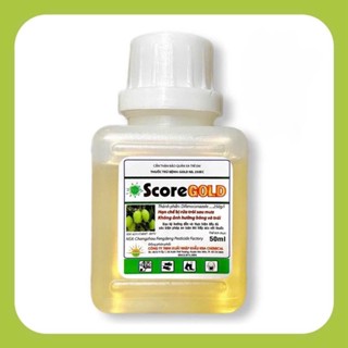 SCORE Gold 250EC (50ml) - 1 Chai pha 200L - Thuốc Trừ Bệnh Thán Thư Trên XOÀI, Sương Mai, Phấn Trắng, Đốm Nấm, Chết Cành