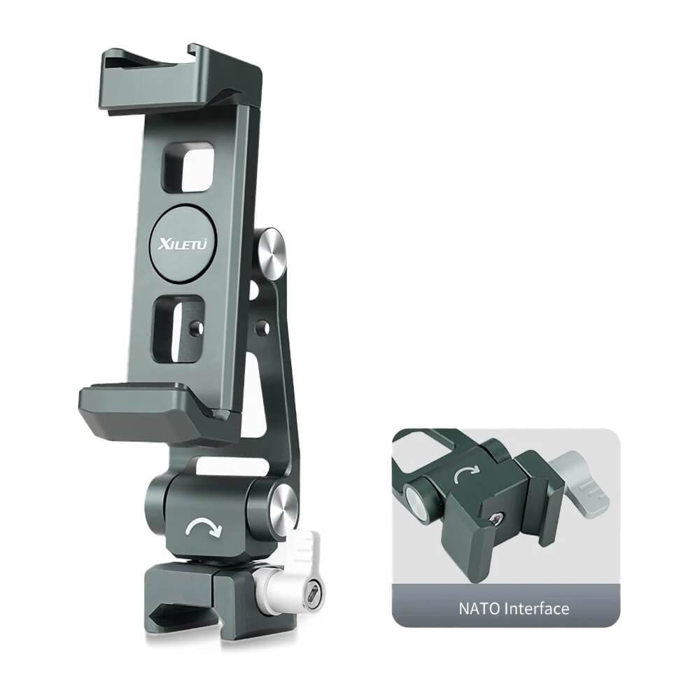 KẸP ĐIỆN THOẠI GẮN GIMBAL DJI RS XILETU XJS-3 XOAY 360 ĐỘ