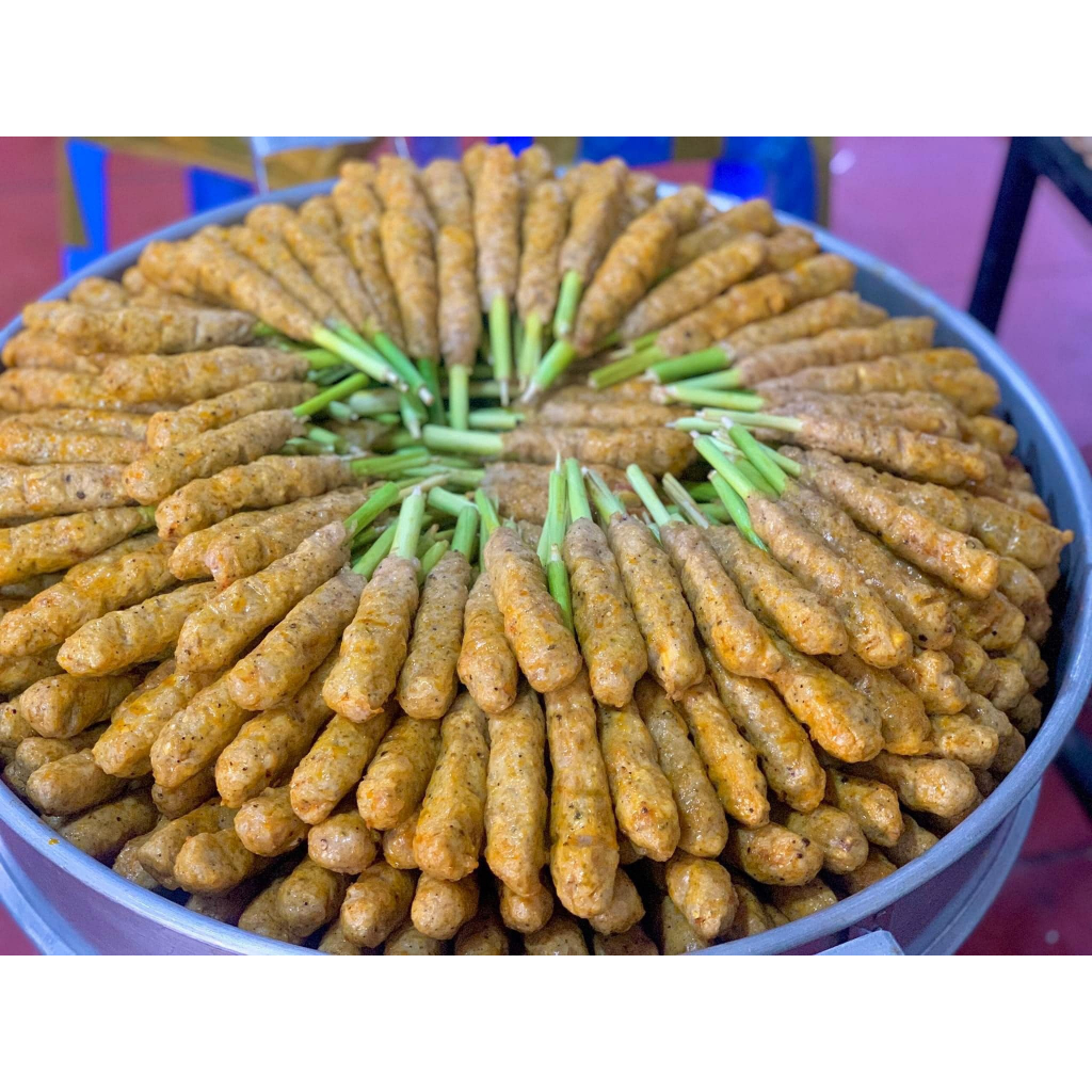 Nem nướng Nha Trang dạng que 500gr kèm sốt chấm gia truyền [HN giao hàng hỏa tốc] - Ảnh 6