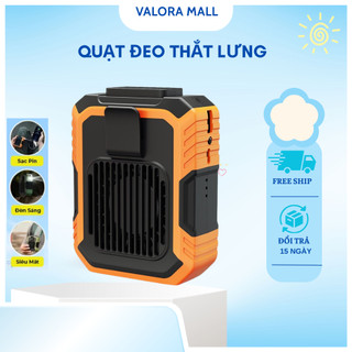 Quạt Đeo Thắt Lưng F49 , Quạt Đeo Hông Pin Sạc Công Suất Lớn