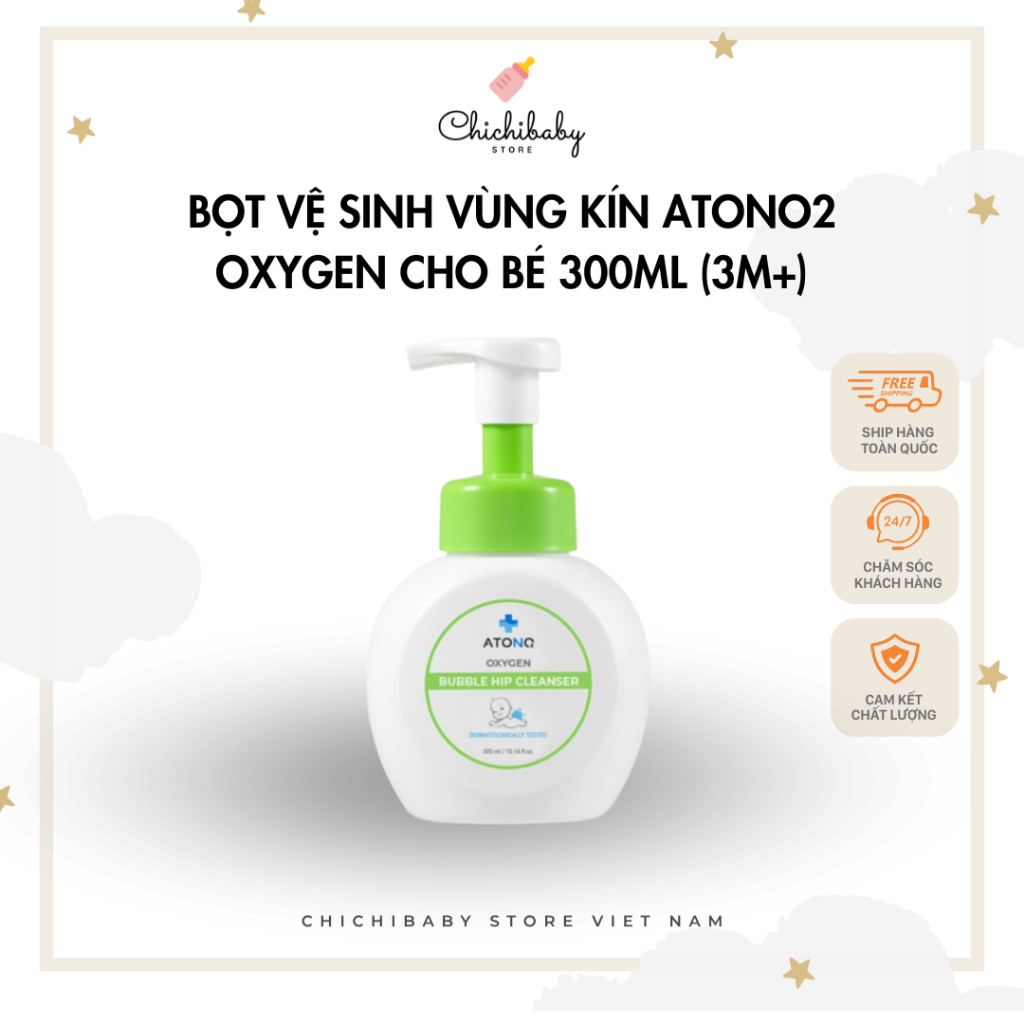 Bọt vệ sinh OXYGEN ATONO2 3m+