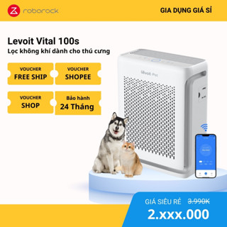 [Hỏa Tốc 2H] Máy Lọc Không Khí Levoit Vital 100S Hút Lông Thú Cưng - Quốc Tế - Hàng Chính Hãng - Bảo Hành 24T - MIMAX