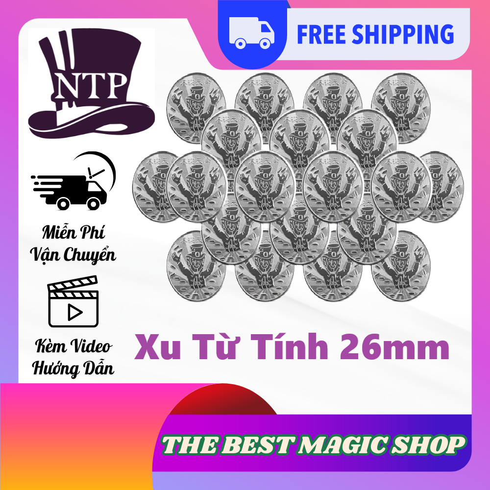 Ảo Thuật Xu Hít Nam Châm 2,6cm – Magnetic Coin 2.6cm