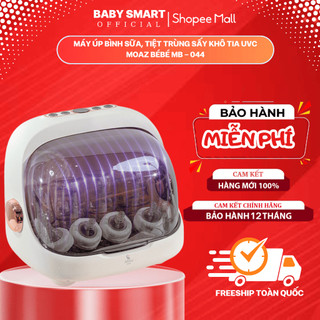 Máy úp bình sữa, tiệt trùng sấy khô tia UVC ION Moaz BéBé MB – 044 bảo quản khoang chứa 20L bảo hành 12 tháng