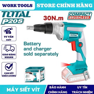 TOTAL Máy siết vít tường/thạch cao dùng pin 20V (không kèm pin& sạc) TDSLI2042006