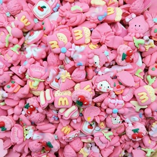 Charm dép sticker màu dễ thương mẫu ngẫu nhiên gắn dép cross, dép sục