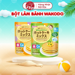 Bột làm bánh pancake/hotcake trộn sẵn Wakodo cho bé 9 tháng tuổi trở lên - nepshop1