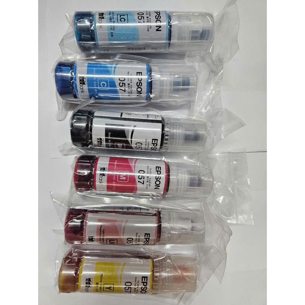 Mực màu (057 xịn) máy in Epson L8050/ Epson L18050 mã 057 ecotank, Xịn( indonesia )