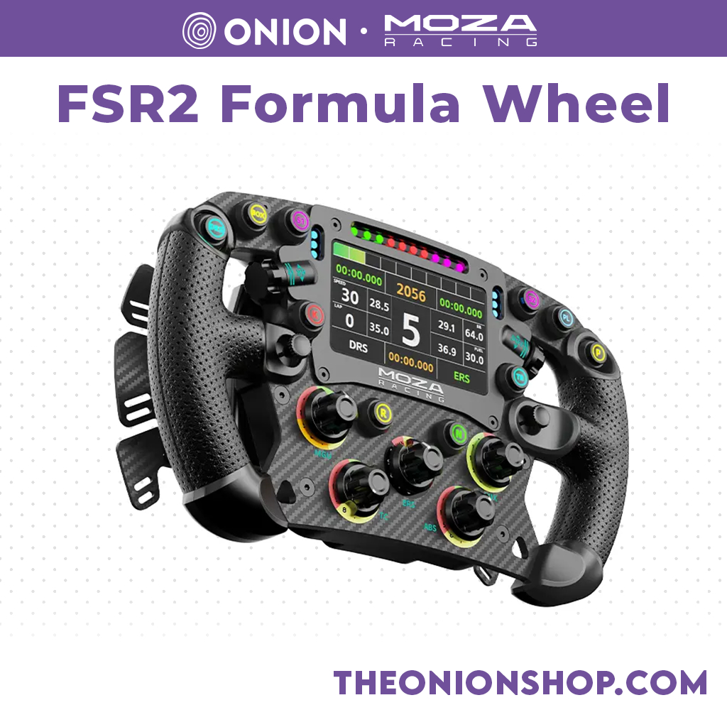 Vô lăng FSR2 MOZA  - Vô lăng Fomula Moza dành cho tay đua chuyên nghiệp