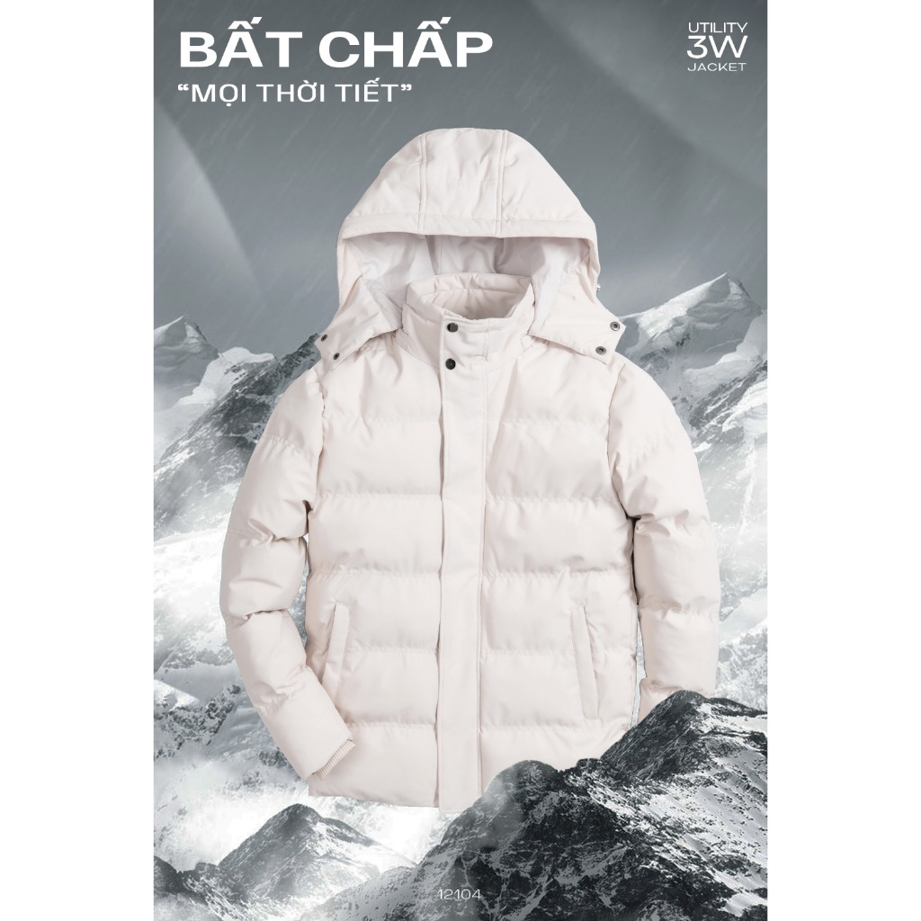 Áo Khoác Phao Parka Nam URBAN 3W UTILITY PARKA No.12104 Cản gió - Chống nước - Giữ ấm tuyệt đối