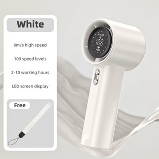 Quạt Cầm Tay Turbo Tốc Độ Gió Cực Mạnh - Quạt Làm Mát Nhanh,Quạt tích điện mini hiển thị led