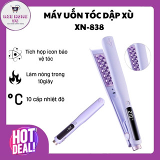 Máy Uốn Tóc Dập Xù XN-838, Bấm Phồng Chân Tóc, Tích Hợp Ion Bảo Vệ, Màn Hình LED Hiển Thị