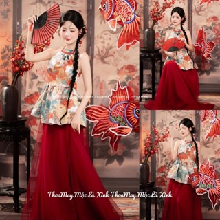  Áo yếm mặc tết chụp ảnh trung thu tyc 