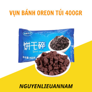  VỤN BÁNH OREON TÚI 400GR thơm ngon giòn làm topping đồ uống hấp dẫn 