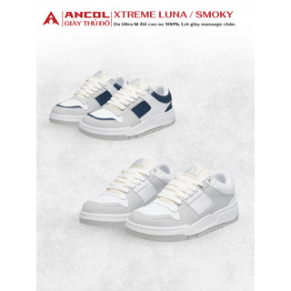 Giày Sneaker Thể Thao Unisex Ancol Xtreme Luna / Smoky, Da Ultra M Bền Bỉ, Thoáng Khí, Đế Cao Su