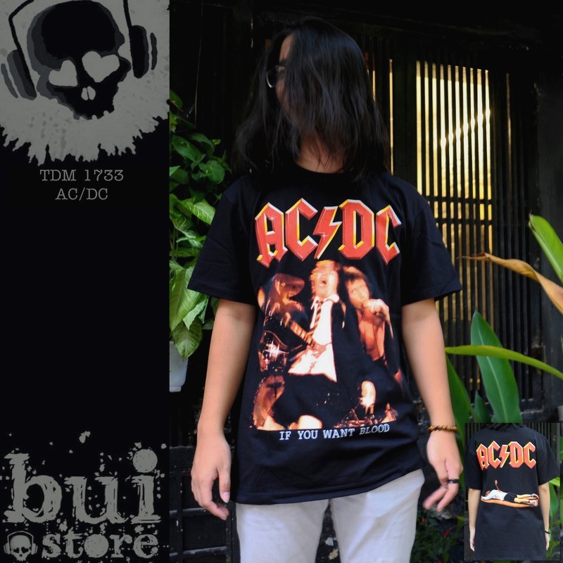 áo phông rock ACDC TDM 1733