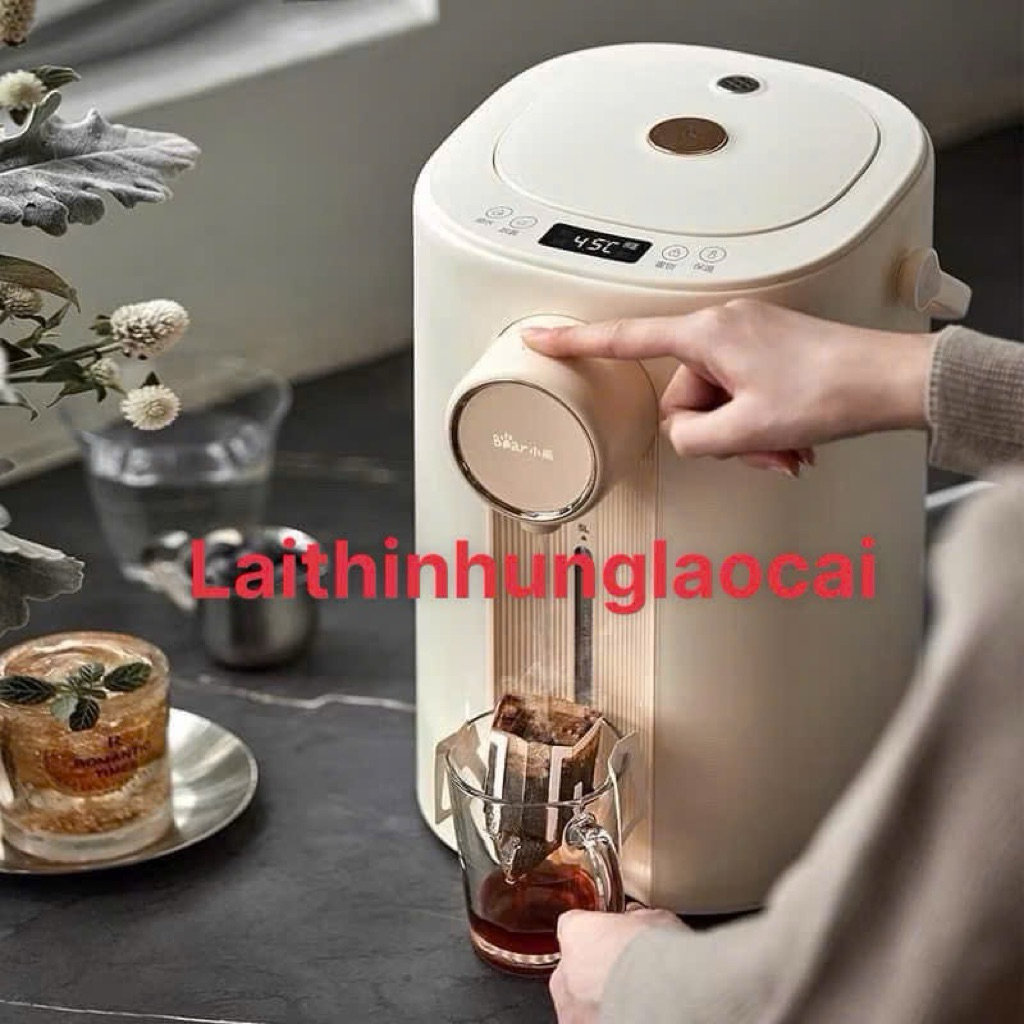 Bình thủy Bear 5L-ZDH-H50E1 có chức năng khử clo, 11 mức nhiệt