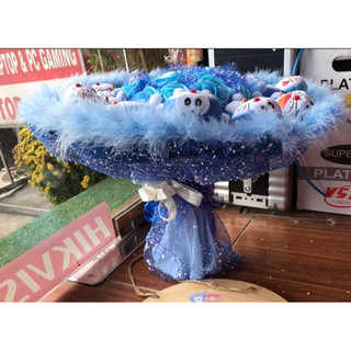 Hoa gấu bông Đôremon