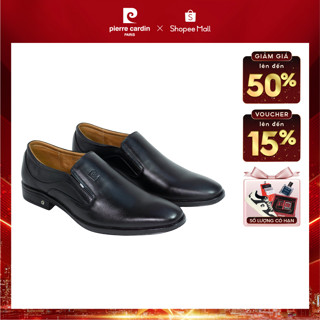 Giày tây nam Pierre Cardin Pháp chất liệu da bò thật, đế cao su cao cấp, thoáng mồ hôi - 784 chính hãng