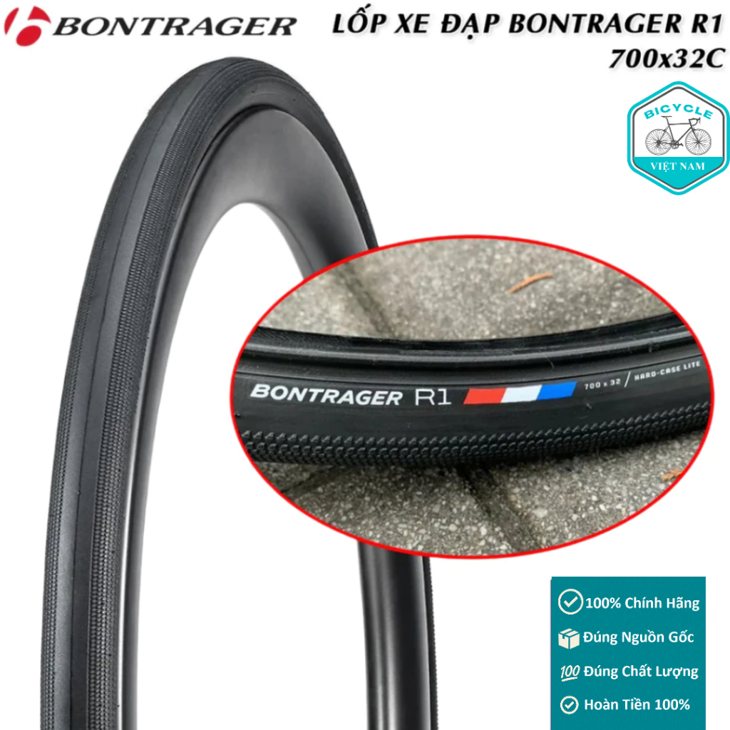 Lốp Vỏ Xe Đạp BONTRAGER R1 700x32C – Vỏ Trơn