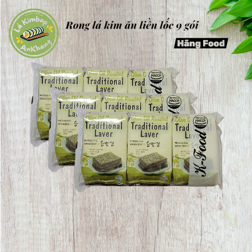 Lá kim cuộn cơm ăn liền lốc 9 gói Kfood