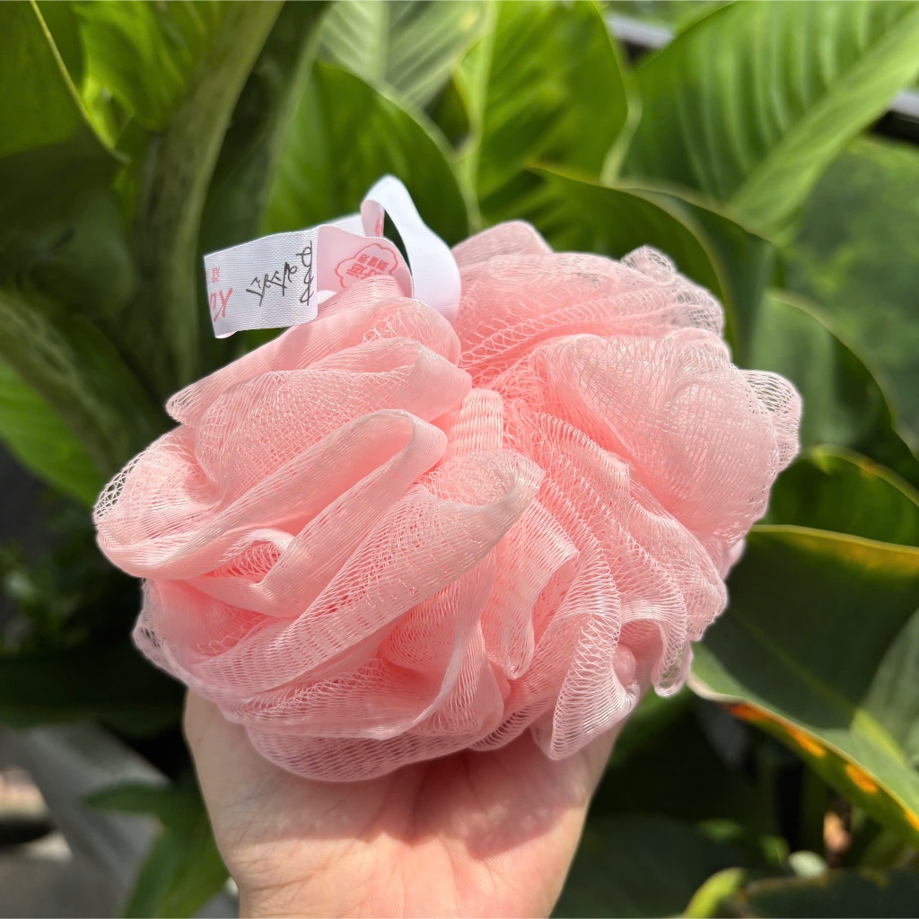 Bông tắm Kustie siêu tạo bọt dạng lưới - Giao màu ngẫu nhiên