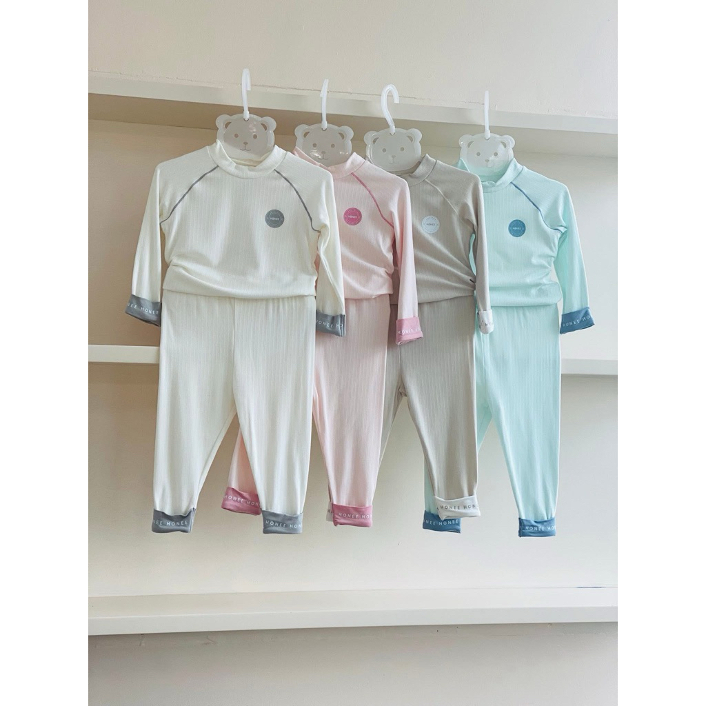[HRNEE] Bộ giữ nhiệt cổ 2 phân cho bé size 6-9M đến 3-4Y