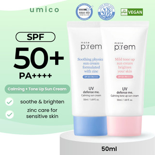 Kem Chống Nắng Make P:rem Nâng Tone Dịu Nhẹ Phù Hợp Cho Mọi Loại Da SPF50+ PA++++ 50ML