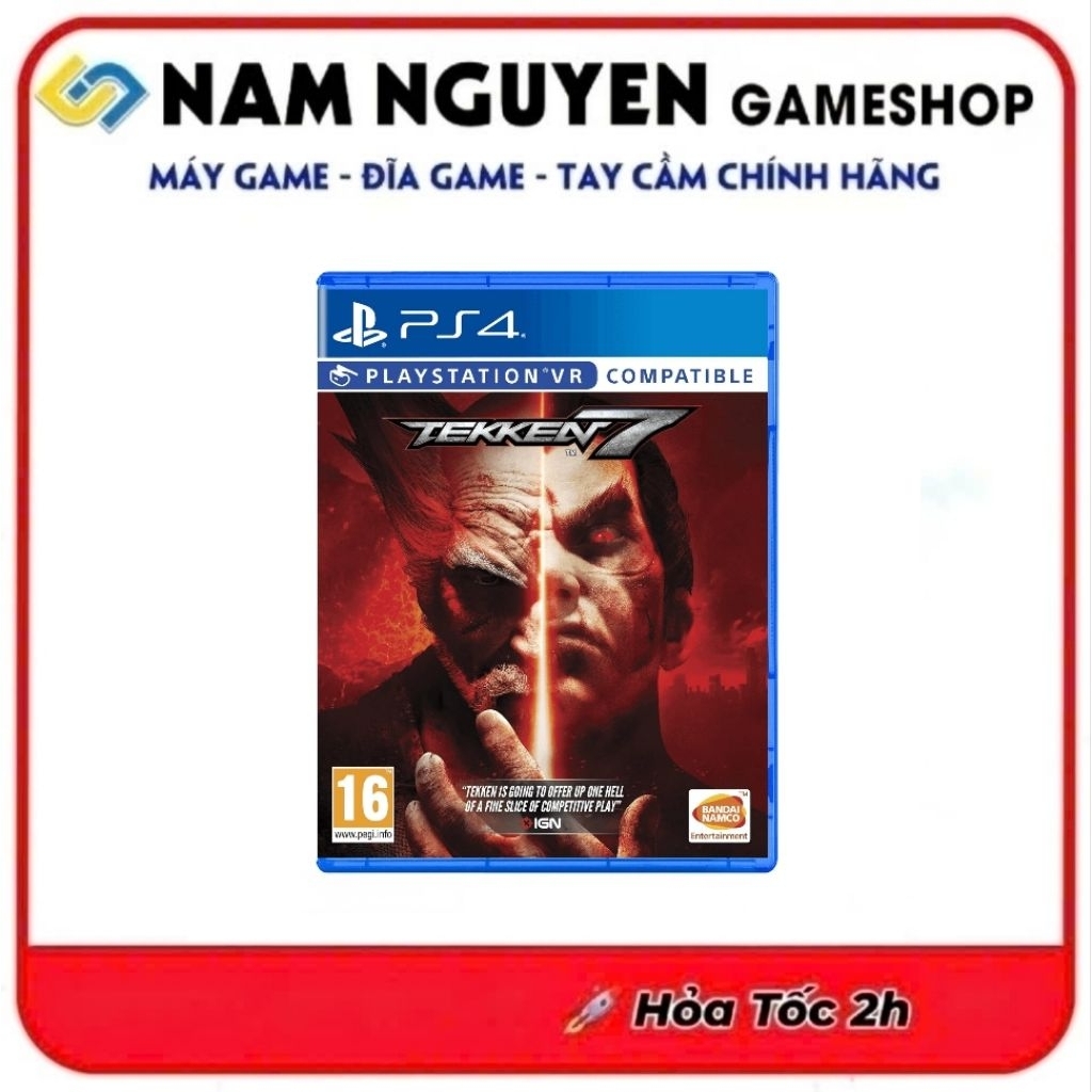 Đĩa Game PS4 | Tekken7 Tekken 7 (Game Đối Kháng 1-2 Players)