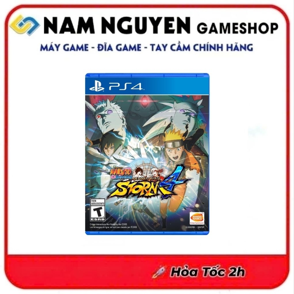 Đĩa Game PS4 | Naruto Storm 4 Ultimate Ninja (Game Đối Kháng 1-2 Players)