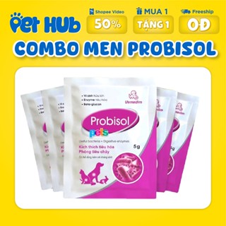  Combo 10 gói Men tiêu hoá cho chó mèo Probisol - Hỗ trợ tiêu hoá bổ sung Vitamin cho chó mèo 